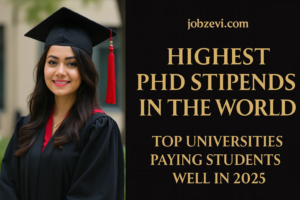 Highest PhD Stipends in the World – Top Universities Paying Students Well in 2025