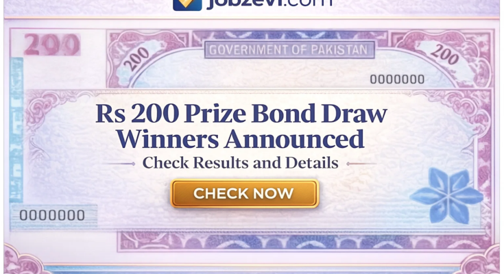 Rs 200 Prize Bond Draw Winners Announced – Check Results and Details